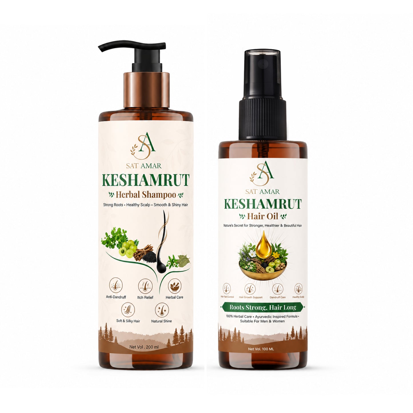 KeshAmrut Herbal Shampoo + HAIR OIL