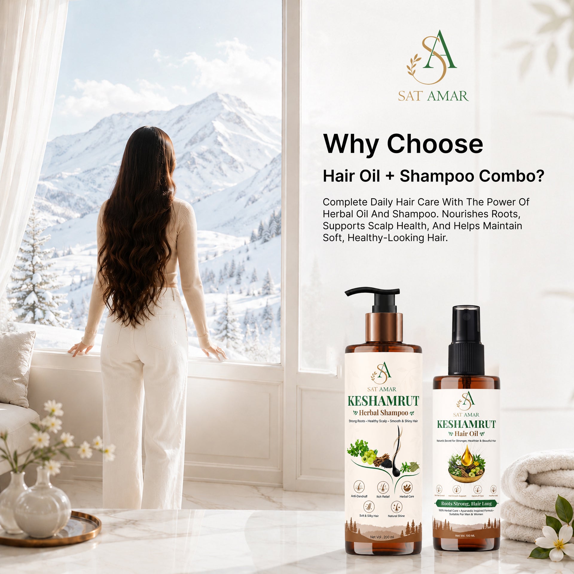 KeshAmrut Herbal Shampoo + HAIR OIL