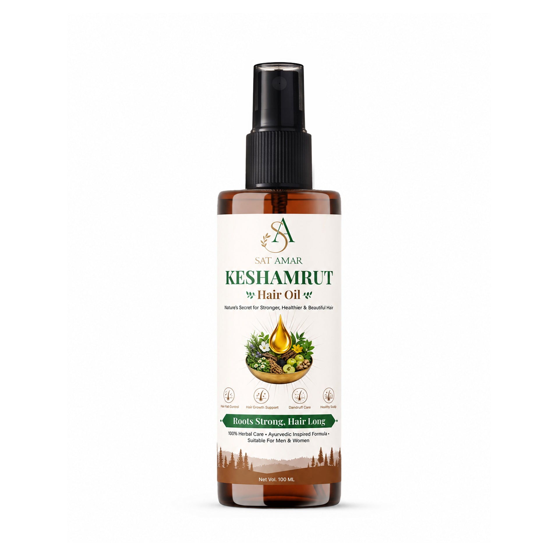 🌿 SAT AMAR KESHAMRUT HAIR OIL 🌿