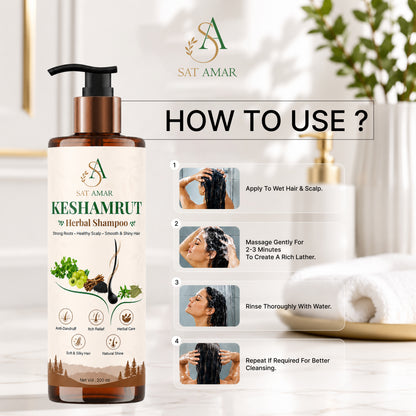 Sat Amar KeshAmrut Herbal Shampoo