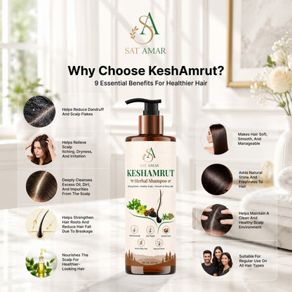 Sat Amar KeshAmrut Herbal Shampoo